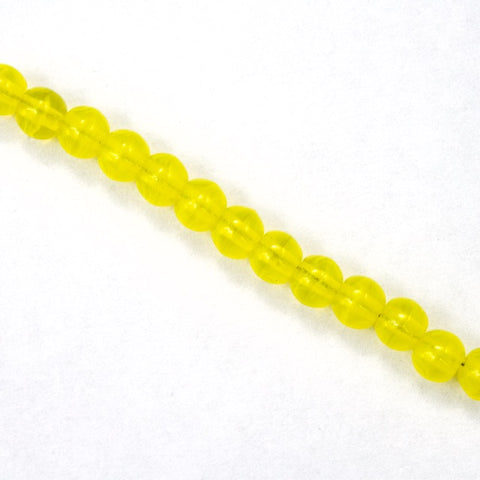3mm Opal Yellow Druk Bead (1200 Pcs) #GAA090