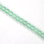 3mm Opal Mint Druk Bead (1200 Pcs) #GAA086