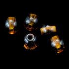 14mm Transparent Smoked Topaz Druk Bead (300 Pcs) #GAJ022