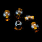 3mm Tr. Dark Goldenrod Druk Bead (1200 Pcs) #GAA034