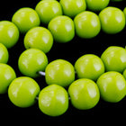14mm Opaque Moss Green Druk Bead (300 Pcs) #GAJ065