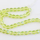 8mm Transparent Jonquil AB Druk Bead (300 Pcs) #GAF124