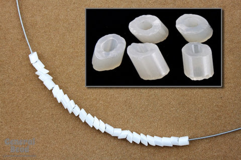 3mm White Luster Cremette Bead (2 strand) #5280