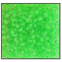 10/0 Neon Green Lined Czech Seed Bead (1/4 Kilo) Preciosa #08756