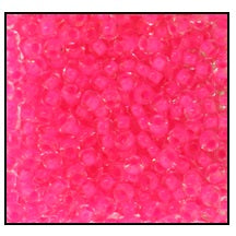 10/0 Neon Pink Lined Czech Seed Bead (1/4 Kilo) Preciosa #08777