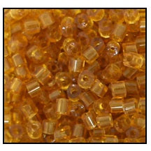 9/0 Transparent Topaz 2 Cut Czech Seed Bead (1/2 Kilo) Preciosa #10070