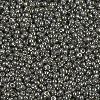 11/0 Galvanized Green Steel Miyuki Seed Bead (250 Gm) #1087