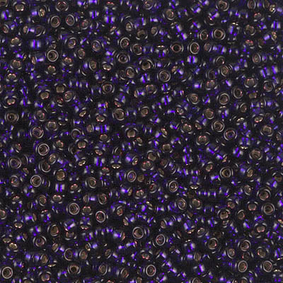 11/0 Dyed Silver Lined Dark Purple Miyuki Seed Bead (250 Gm) #1426