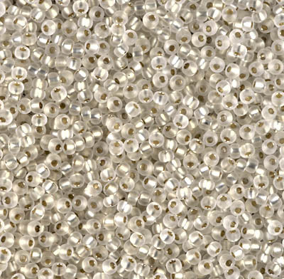 11/0 Semi-Frosted Silver Lined Crystal Miyuki Seed Bead (250 Gm) #1901