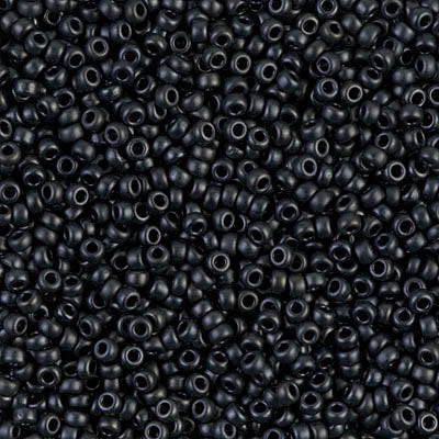 11/0 Matte Metallic Charcoal Miyuki Seed Bead (250 Gm) #2010