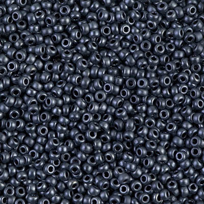 11/0 Matte Gunmetal Miyuki Seed Bead (250 Gm) #2011