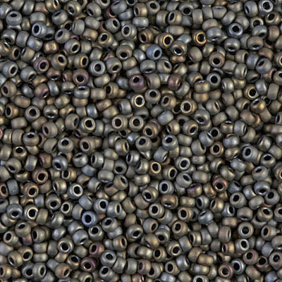 11/0 Matte Metallic Tawny Gray Miyuki Seed Bead (250 Gm) #2012
