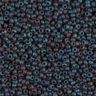11/0 Matte Metallic Indigo Iris Miyuki Seed Bead (250 Gm) #2018