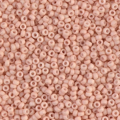 11/0 Matte Opaque Blush Miyuki Seed Bead (250 Gm) #2023