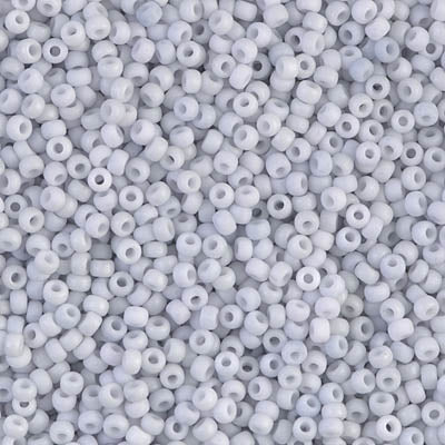 11/0 Matte Opaque Pale Blue Gray Miyuki Seed Bead (250 Gm) #2026