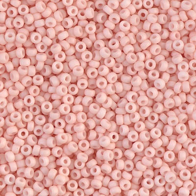 11/0 Matte Opaque Tea Rose Miyuki Seed Bead (250 Gm) #2036