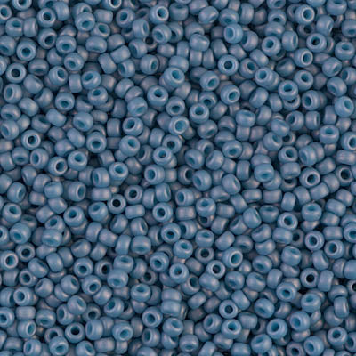 11/0 Matte Opaque Light Denim Luster Miyuki Seed Bead (250 Gm) #2038