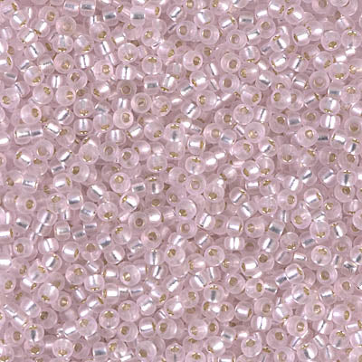 11/0 Dyed Silver Lined Carnation Pink Miyuki Seed Bead (250 Gm) #22