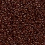 11/0 Semi-Frosted Transparent Dark Topaz Miyuki Seed Bead (250 Gm) #2400SF