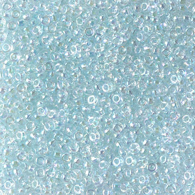 11/0 Ice Blue Lined Crystal AB Miyuki Seed Bead (250 Gm) #269L