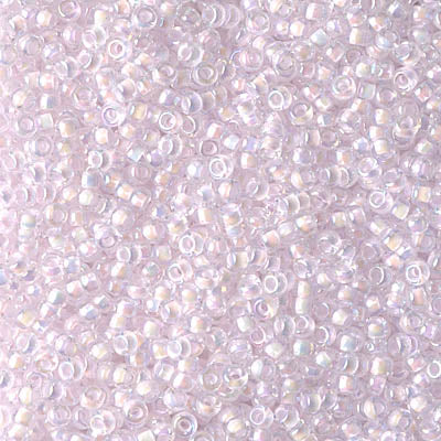 11/0 Pink Lined Crystal AB Miyuki Seed Bead (250 Gm) #272