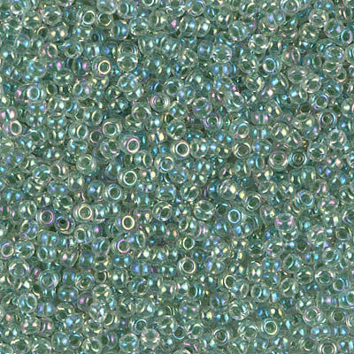 11/0 Lime Lined Crystal AB Miyuki Seed Bead (250 Gm) #277