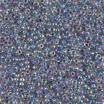 11/0 Light Amethyst Lined Crystal AB Miyuki Seed Bead (250 Gm) #286