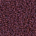 11/0 Cranberry Gold Luster Miyuki Seed Bead (250 Gm) #313