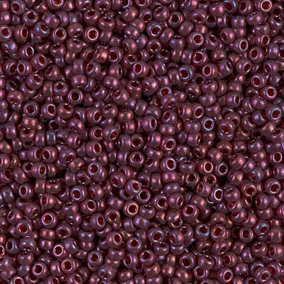 11/0 Cranberry Gold Luster Miyuki Seed Bead (250 Gm) #313
