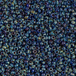 11/0 Opaque Cobalt Picasso Miyuki Seed Bead (250 Gm) #4518