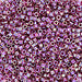 DBV056- 11/0 Magenta Lined Crystal Aurora Borealis Delica Beads-General Bead