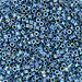 DBV058- 11/0 Light Blue Lined Crystal Aurora Borealis Delica Beads-General Bead