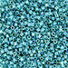 DBV079- 11/0 Aqua Blue Lined Crystal Aurora Borealis Delica Beads-General Bead