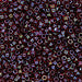 DBV296- 11/0 Cranberry Lined Red Aurora Borealis Delica Beads-General Bead