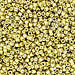 DBV412- 11/0 Galvanized Yellow Delica Beads-General Bead