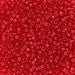 DBV774- 11/0 Dyed Matte Transparent Red Delica Beads-General Bead
