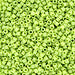 DBV876- 11/0 Matte Opaque Neon Green Iris Delica Beads-General Bead