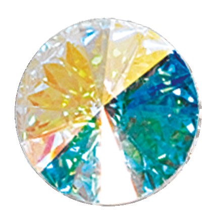 Preciosa 1212 Crystal AB Maxima Rivoli (Various Sizes)