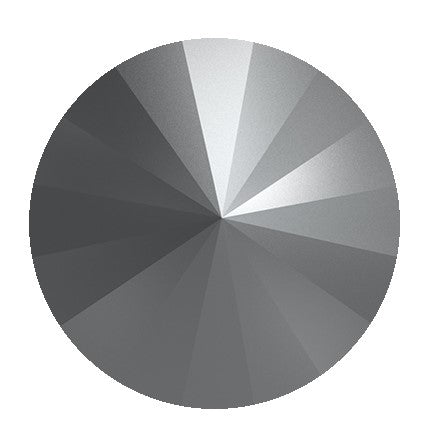 Preciosa 1212 Jet Hematite Maxima Rivoli (24ss, 29ss, 39ss, 47ss)