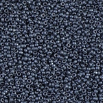 15/0 Matte Gunmetal Miyuki Seed Bead (250 Gm) #1254