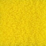 15/0 Matte Transparent Yellow Miyuki Seed Bead (250 Gm) #136F