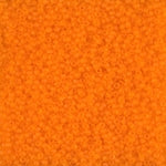 15/0 Matte Transparent Orange Miyuki Seed Bead (250 Gm) #138F