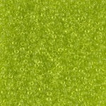 15/0 Transparent Chartreuse Miyuki Seed Bead (250 Gm) #143