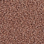 15/0 Copper Plated Miyuki Seed Bead (100 Gm) #187