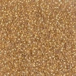 15/0 24Kt Gold Lined Crystal Miyuki Seed Bead (100 Gm) #195
