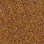 15/0 24Kt Dark Yellow Gold Miyuki Seed Bead (50 Gm) #1983