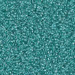 15/0 Sparkling Aqua Green Lined Crystal AB Miyuki Seed Bead (250 Gm) #2605