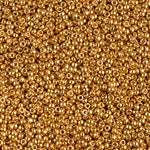 15/0 Duracoat Galvanized Yellow Gold Miyuki Seed Bead (10 Gm, 250 Gm) #JFO015