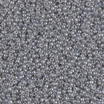 15/0 Silver Gray Ceylon Miyuki Seed Bead (250 Gm) #526