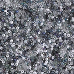 15/0 Miyuki Seed Bead Mix- Salt and Pepper (250 Gm) #MIX-07
